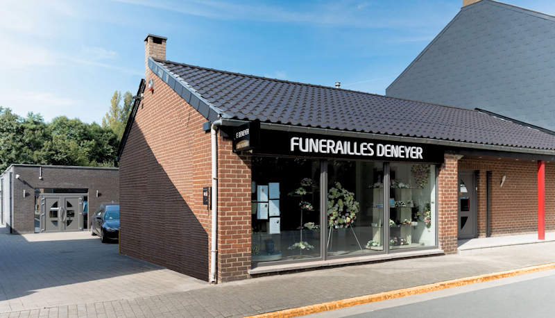 Facade Funérarium Wanfercee-Baulet